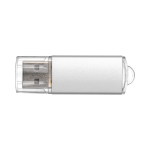 Duurzaam bedrukte USB met transparante USB-stekker Metalcolor