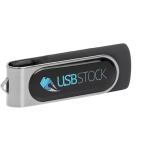 Usb stick met logo met harsdruppel Techmate Relief kleur zwart