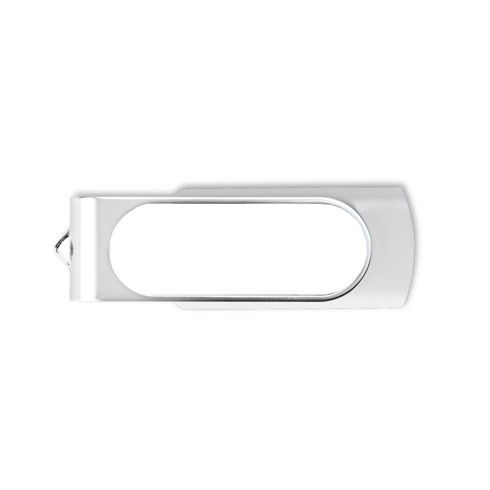 Usb stick met logo met harsdruppel Techmate Relief kleur wit