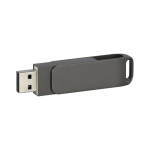 Metalen USB-stick en clip personaliseren Metalgyr kleur titanium