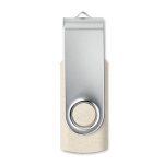 Milieuvriendelijke USB stick graveren USB Greener kleur beige