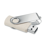 Milieuvriendelijke USB stick graveren USB Greener kleur beige