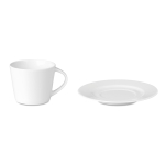 Koffiekopjes bedrukken van 160 ml koffiemok Cappuccino Lungo kleur wit tweede weergave