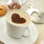 Koffiekopjes bedrukken van 160 ml koffiemok Cappuccino Lungo kleur wit tweede sfeervolle weergave