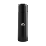 Stalen gepersonaliseerde thermosfles in felle kleuren 500ml Colors kleur zwart hoofdweergave