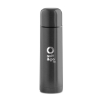 Stalen gepersonaliseerde thermosfles in felle kleuren 500ml Colors kleur titanium hoofdweergave