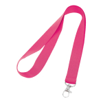 Goedkope keycord bedrukken van 2 cm met sluiting BasicStyle kleur roze