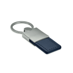 Luxe metalen en leren sleutelhanger bedrukken Deluxe
