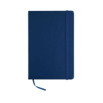 Goedkope notitieboekje bedrukt, A5 formaat in kleur ColorMatch kleur blauw