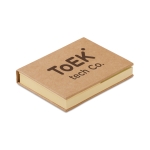 Memoblok MemoPad kleur beige hoofdweergave tweede weergave