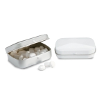 Snoeptrommeltje met logo mentholsnoepjes 28 gram MintBox kleur wit tweede weergave