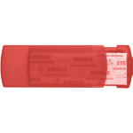 Plastic doosje met 5 kleine pleisterstrips BandAid derde weergave