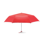 Paraplu met handmatig systeem, met bijpassende handgreep en band Ø98 kleur rood