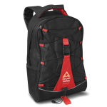 Sportrugzak met decoratief touw kleur rood hoofdweergave tweede weergave