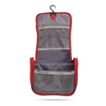 Toilettas van polyester met veel ruimte ExtraLarge kleur rood tweede weergave