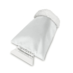 Gepersonaliseerde ijskrabber ClearGlove Shearling Mitten kleur wit