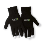 Mobiele touchscreen handschoenen Touch kleur zwart weergave met bedrukking