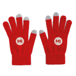 Mobiele touchscreen handschoenen Touch kleur rood hoofdweergave