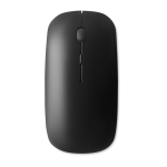Draadloze muis met batterij van glanzend plastic Curve kleur zwart