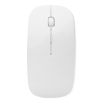 Draadloze muis met batterij van glanzend plastic Curve kleur wit derde weergave
