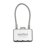 Hangslot voor koffers om cadeau te geven aan klanten Safe kleur mat zilver tweede hoofdweergave