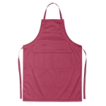Verstelbaar kleurrijk kookschort bedrukken goedkoop 190 g/m2 Topchef kleur bordeaux