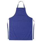 Verstelbaar kleurrijk kookschort bedrukken goedkoop 190 g/m2 Topchef kleur blauw