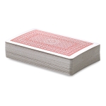 Promotioneel kaartspel met logo in doosje Black Jack kleur rood derde weergave