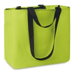 Big shopper van 600D polyester Konyu kleur limoen groen