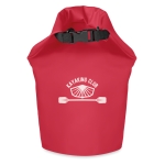 Waterdichte PVC schoudertas inhoud 10 liter Bayside XL kleur rood hoofdweergave vierde weergave