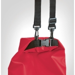 Waterdichte PVC schoudertas inhoud 10 liter Bayside XL kleur rood vijfde weergave