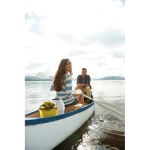 Waterdichte PVC schoudertas inhoud 10 liter Bayside XL kleur geel sfeervolle weergave