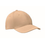 Voordelige baseball cap met logo ColorCap kleur ivoor