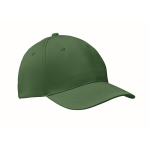 Voordelige baseball cap met logo ColorCap kleur donkergroen