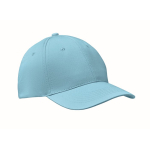 Voordelige baseball cap met logo ColorCap kleur lichtblauw