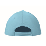 Voordelige baseball cap met logo ColorCap kleur lichtblauw vijfde weergave