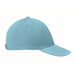 Voordelige baseball cap met logo ColorCap kleur lichtblauw zesde weergave