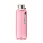 Herbruikbare BPA-vrije fles met logo in kleur 500ml Downtown kleur doorzichtig roze