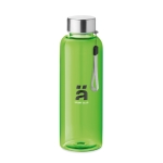 Herbruikbare BPA-vrije fles met logo in kleur 500ml Downtown kleur doorzichtig limoen groen hoofdweergave
