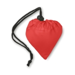 Polyester opvouwbare shopping bag bedrukken 210D Strawberry kleur rood tweede weergave