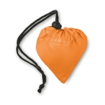 Polyester opvouwbare shopping bag bedrukken 210D Strawberry kleur oranje tweede weergave