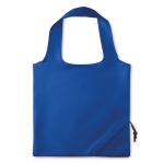 Polyester opvouwbare shopping bag bedrukken 210D Strawberry kleur koningsblauw