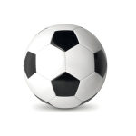 Voetbal met logo Score kleur wit/zwart