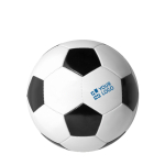 Voetbal met logo Score kleur wit/zwart weergave met bedrukking