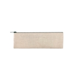 Etuiset bedrukken met 6 schrijfinstrumenten Natura kleur beige