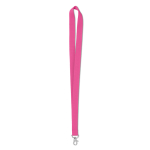Goedkope keycord bedrukken van 2 cm met sluiting BasicStyle kleur roze