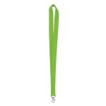 Goedkope keycord bedrukken van 2 cm met sluiting BasicStyle kleur appel groen