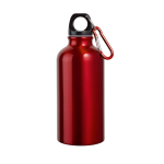 Kleine aluminium fles in felle kleuren 400ml kleur rood