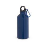 Kleine aluminium fles in felle kleuren 400ml kleur marineblauw