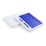 Notitieboekje met pen in kartonnen hoes A5 Colorlux Gift Set kleur blauw